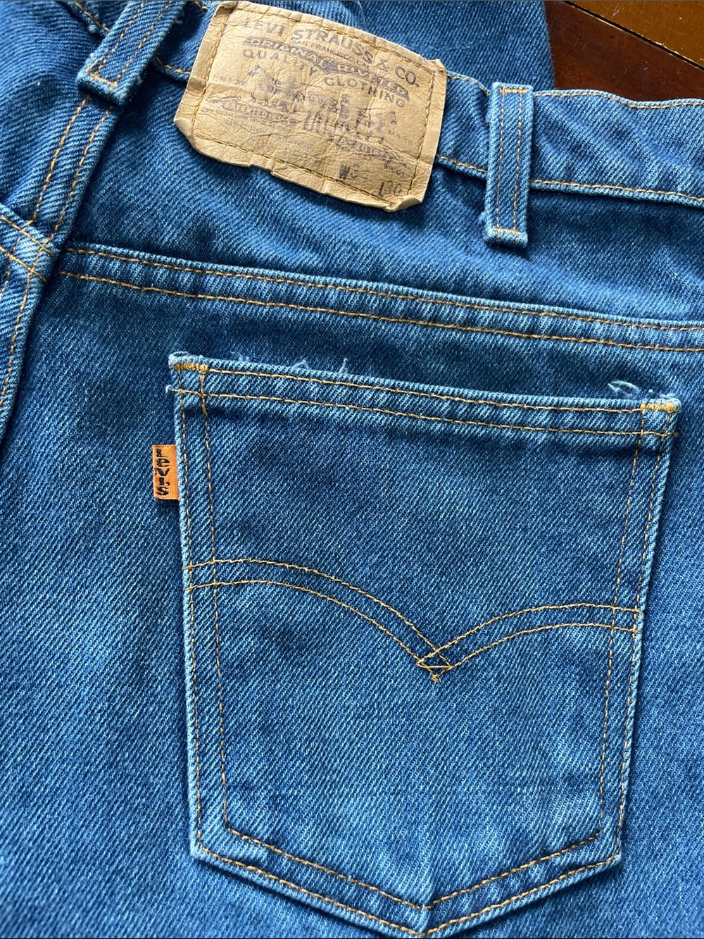 Vintage orange tab Levi’s boot cut